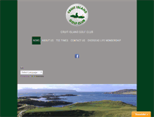 Tablet Screenshot of cruitislandgolfclub.com